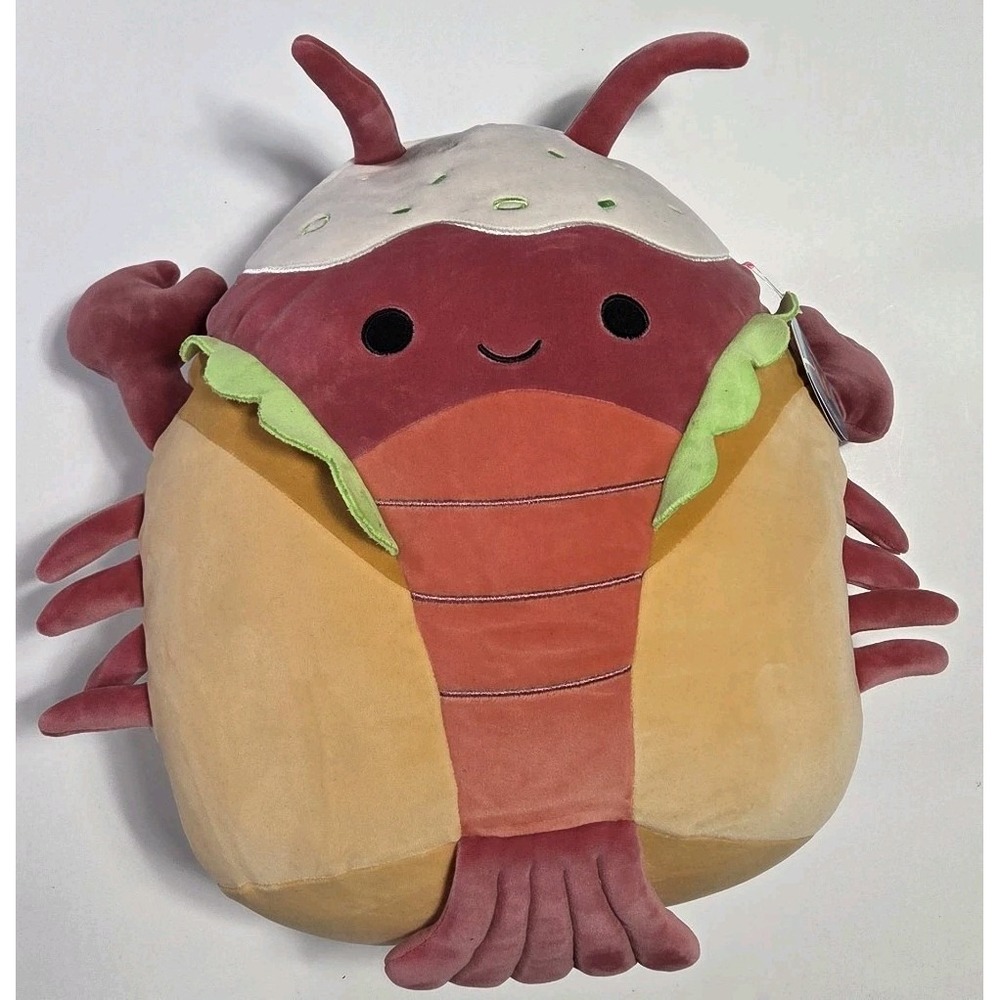 Squishmallows Lorono Lobster Large Plush Doll Washable Red 2024 New With Tags
